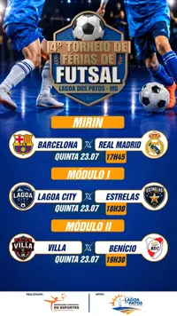 Imagem da galeria do artigo: 4º Torneio de Férias de Futsal em Lagoa dos Patos: Jogos de Quinta-Feira (23/07)
