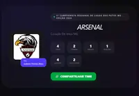 Imagem da galeria do artigo: Arsenal chega forte à semifinal com defesa sólida e ataque decisivo