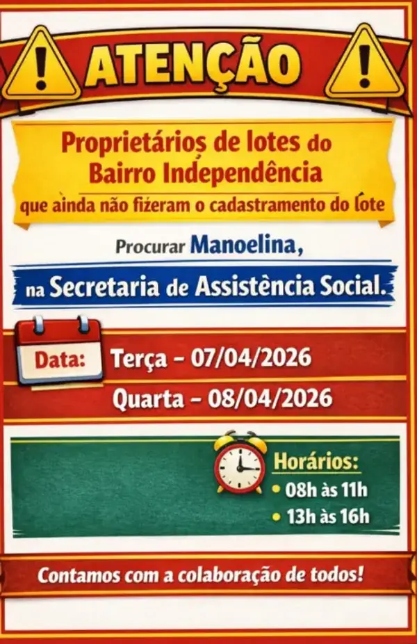 Cadastro Imobiliário - REUR - Lagoa dos Patos MG