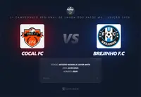 Imagem da galeria do artigo: Cocal FC e Brejinho FC se enfrentam pela Chave B do Campeonato Regional de Lagoa dos Patos