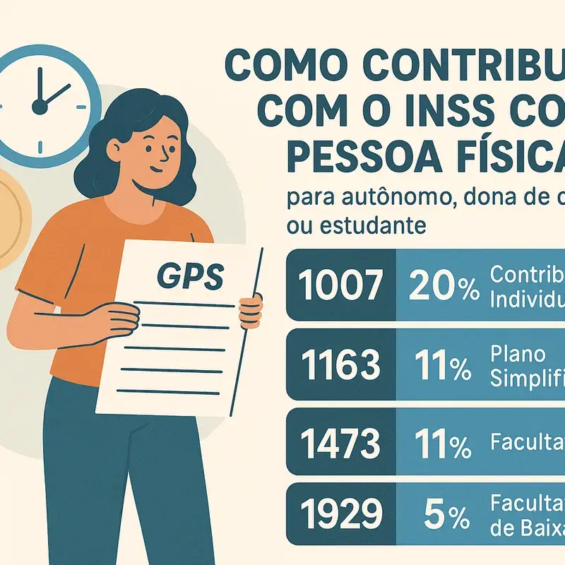 Como Contribuir com o INSS como Pessoa Física: Entenda Planos de Pagamento e os Códigos