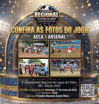 Imagem da galeria do artigo: Confira as fotos da grande final entre Arsenal e AECA pelo Regional 2026 em Lagoa dos Patos MG