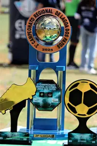 Imagem da galeria do artigo: É campeão! União Bet levanta a taça do 2º Campeonato Regional de Futebol de Campo de Lagoa dos Patos