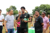 Imagem da galeria do artigo: É campeão! União Bet levanta a taça do 2º Campeonato Regional de Futebol de Campo de Lagoa dos Patos