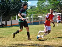 Imagem da galeria do artigo: EM FOTOS: Confira os registros da classificação épica do Arsenal sobre o Oriente na Semifinal do Regional 2026 em Lagoa dos Patos MG