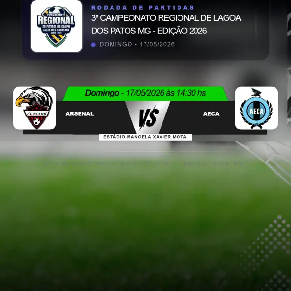 FINAL — 3º CAMPEONATO REGIONAL DE LAGOA DOS PATOS MG 2026