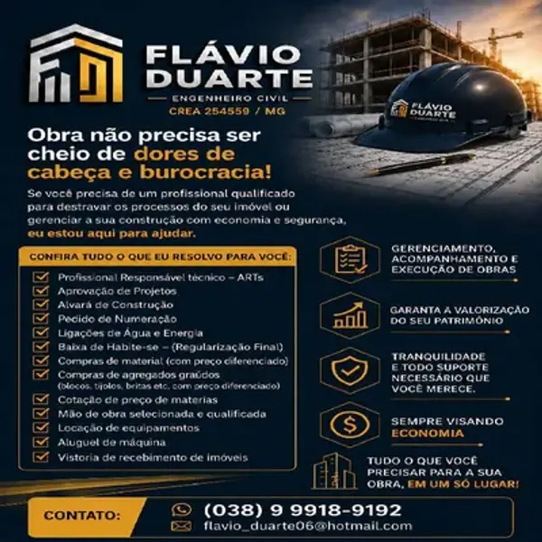 Logo de FLÁVIO DUARTE ENGENHEIRO CIVIL