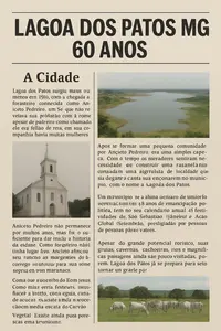 Imagem da galeria do artigo: Lagoa dos Patos (MG) celebra 60 anos de emancipação política