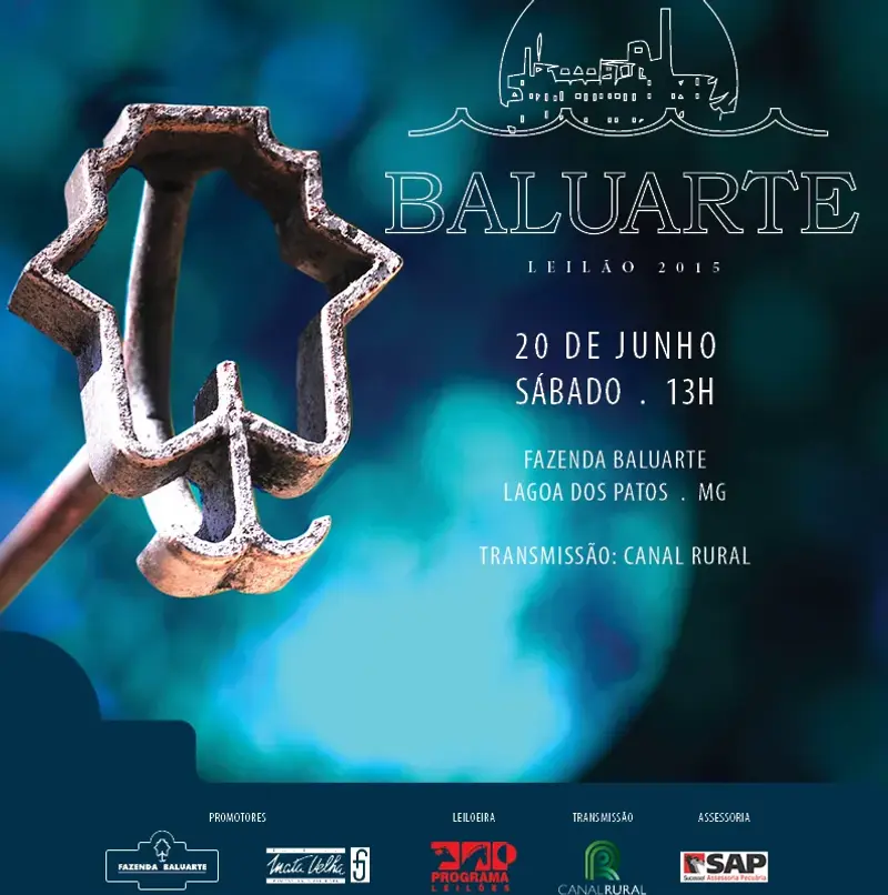 Leilão Baluarte 2015 acontece neste final de semana